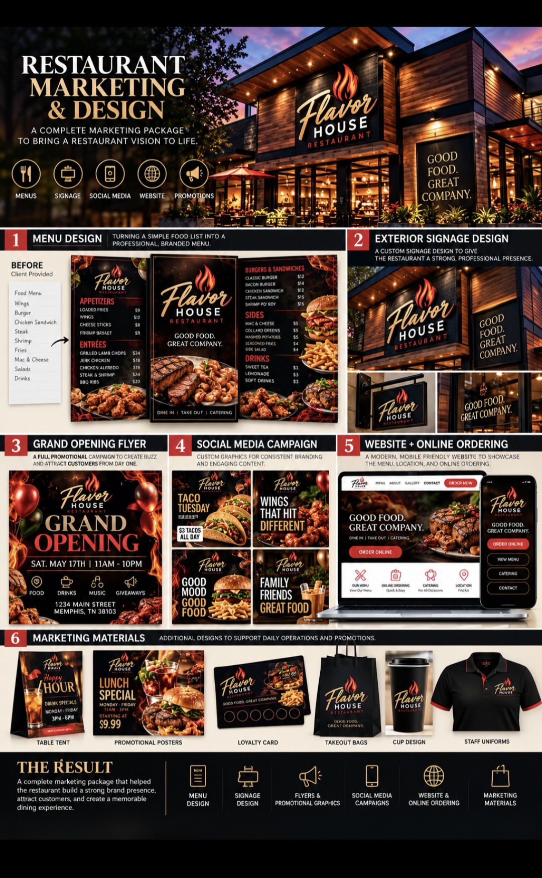 Restaurant Marketing & Design